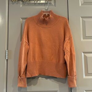 LAST CALL! 525 America tan turtleneck sweater